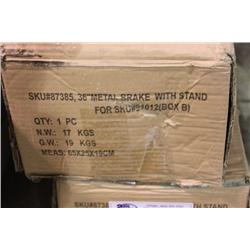 36" METAL BRAKE WITH STAND