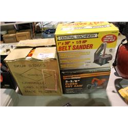 BELT SANDER -  FLUSH CUT SAW & BENCH TOP ROUTER