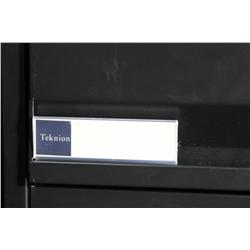 TEKNION BLACK 5 DRAWER LATERAL FILE/STORAGE