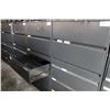 Image 3 : TEKNION BLACK 5 DRAWER LATERAL FILE/STORAGE