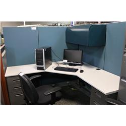 KNOLL 6'X6' 2 PERSON CORNER WORKSTATION