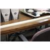 Image 1 : OAK BOARDROOM TABLE W/6 BOARDROOM CHAIRS