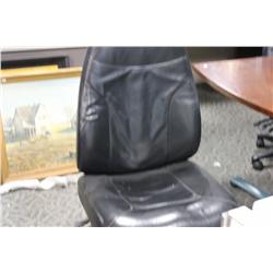 BLACK LEATHER MULTI LEVER ERGONOMIC COMPUTER CHAIR