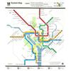 Image 1 : Washington Metro Map Serigraph