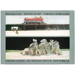 1982 Levine Forum Gallery Poster