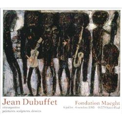 1985 Dubuffet Jazz Band Poster
