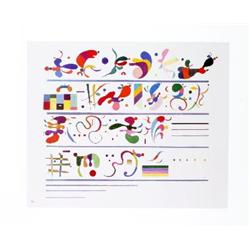 Kandinsky Lines and Figures Poster