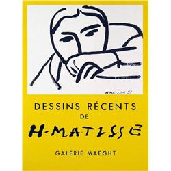 Matisse Dessins Recents Lithograph