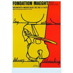 1976 Adami Moments Musicaux Lithograph