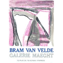 1975 van Velde Untitled Lithograph