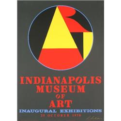 Signed Indiana Indianapolis Museum Serigraph