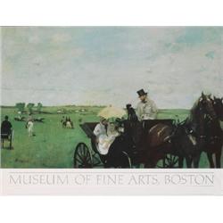 Degas Carriage at the Races Poster