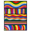 Image 1 : Signed 1998 Lewitt Waves and Lines Serigraph
