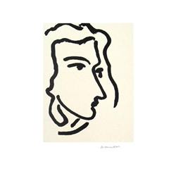 Matisse Nadia Regardant A Droite Femme III Poster