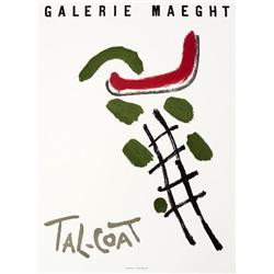 1959 Tal-Coat Untitled Lithograph