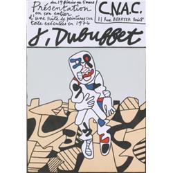 1974 Dubuffet CNAC Mourlot Lithograph