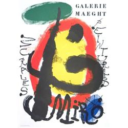 1961 Miro Peintures Murales Lithograph