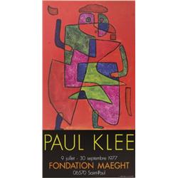 Klee LArrivee Du Marie 1977 Poster