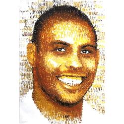 Signed Britz Ronaldo Offset Lithograph