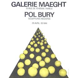 Bury Sculptures Recentes Lithograph