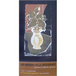 Braque Feuilles couleurs Lumieres Poster
