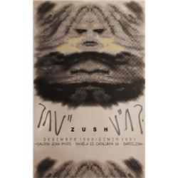 1991 Zush Galeria Joan Prats Poster