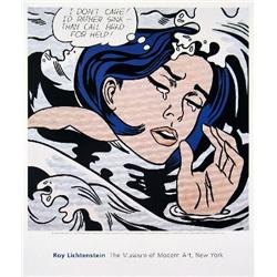 Lichtenstein Drowning Girl (Sm) Serigraph