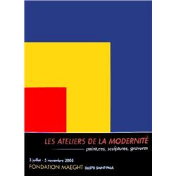 1963 Kelly Red, Yellow, Blue Poster