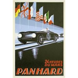 Kow Panhard, 24 Heures Du Mans Lithograph