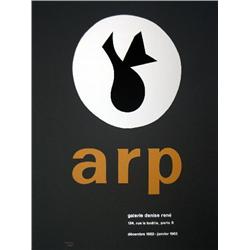 1963 Arp Galerie Denise Rene Serigraph
