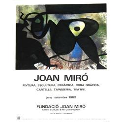 1982 Miro Fundacio Joan Miro (small) Lithograph