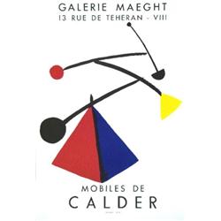Calder Mobiles Lithograph