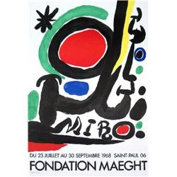 1968 Miro Foundation Maeght Lithograph