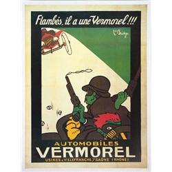 Bridge Vermorel Lithograph