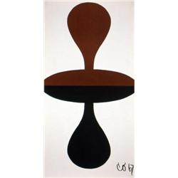 1967 Oldenburg Double Punching Bag Lithograph