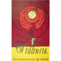 1982 Adami Mundial Valencia Lithograph