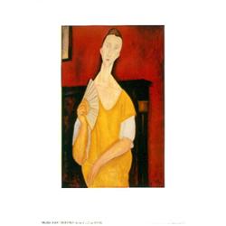 1983 Modigliani Femme A Levantail Poster