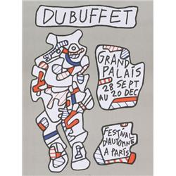 1969 Dubuffet Festival DAutomne a Paris Litho