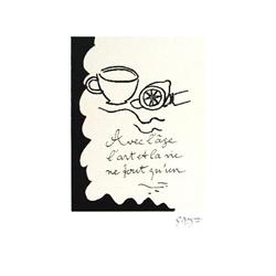 Braque Avec Lage Poster