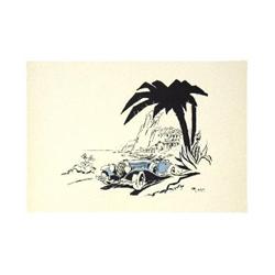 Hamel Rallye MC-le Palmier Lithograph