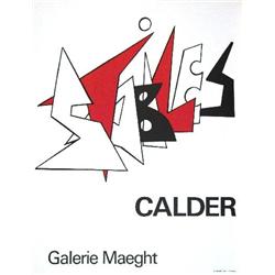 1963 Calder Stabiles Lithograph