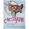 Image 1 : 1972 Rivers McGovern Political Poster