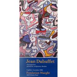 1985 Dubuffet Hourloupe Poster