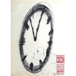 Cucchi Galeria Joan Prats 1989 Poster