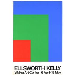 1974 Kelly Walker Art Center Serigraph