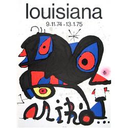 1974 Miro Louisiana Lithograph