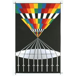 Signed 1976 DArcangelo Refraction Serigraph