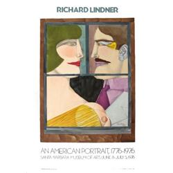 1976 Lindner American Portraits Mourlot Litho