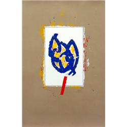 Signed 1990 Goldberg Untitled Serigraph