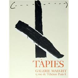 1967 Tapies Untitled Lithograph